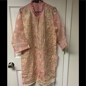 Pink Agha Noor L Kurti Great Condition
